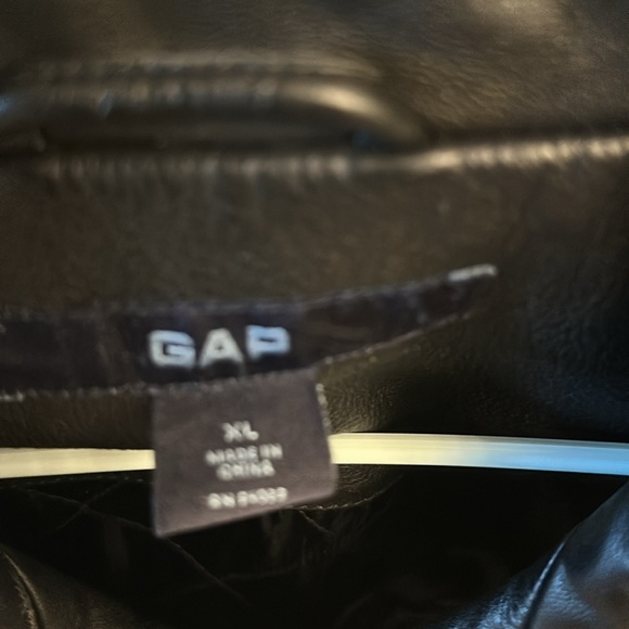 Gap Leather Jacket - Picture 2 of 9